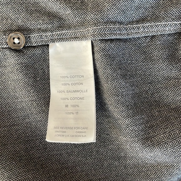 J. Crew Slim Fit Herringbone Button-down - Size S - Picture 8 of 9